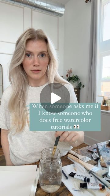 Sarah Cray on Instagram: "Why yes, yes I do. Hundreds of free watercolor tutorials can be found on @letsgomakeart YouTube channel. Even with the new digital boxes I’ve been creating, I am still offering free education every week! YouTube tutorial release on (watercolor) Wednesdays 🤗" Watercolor Tutorials, Free Education, Yes I Did, Watercolour Tutorials, Youtube Tutorials, Watercolor Techniques, When Someone, Youtube Channel, Education