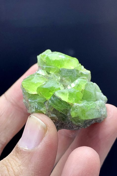 Olivine Peridot Specimen, Raw Peridot Crystal Specimen, Natural Peridot Stone, Green Peridot Cluster, Rough Peridot Healing Crystal, 206.80 Series Ideas, Raw Peridot, Peridot Crystal, Peridot Stone, Green Peridot, Crystal Art, Art Series, Healing Crystal, Crystal Healing