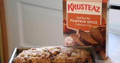 A blog about family, traveling, trying new things, and loving Disney at the same time. Krusteaz Recipes, Pumpkin Bread Mix, Pumpkin Spice Treats, Pumpkin Spice Bread, Spice Bread, Spice Muffins, Pumpkin Spice Cookies, Pumpkin Spice Recipe, Pumpkin Spice Muffins