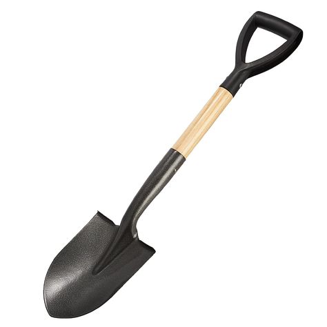 Shovel Drawing, School Flashcards, Bug Out Gear, Shovel Head, Garden Shovel, Agricultural Tools, Digging Holes, Digging Tools, Yellow Wood