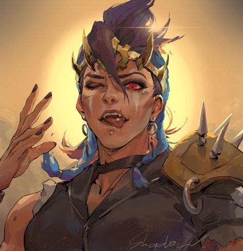 Overwatch Junkerqueen, Junker Queen, Overwatch Wallpaper, Overwatch Drawings, Overwatch Wallpapers, Overwatch Memes, Overwatch Fan Art, Overwatch 2, My Queen