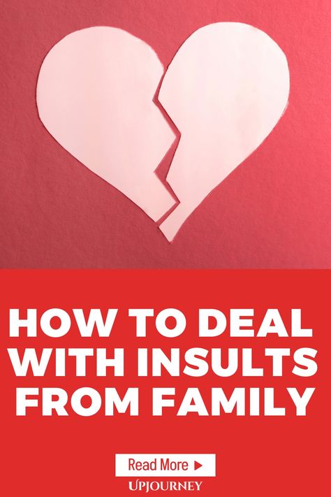 Learn effective strategies on how to handle insults from family members gracefully and maintain your peace of mind. Set boundaries and communicate assertively without escalating conflicts. Remember, you deserve respect and can protect your emotional wellbeing while navigating challenging familial dynamics. Discover healthy coping mechanisms that empower you to stay grounded and focused on your well-being despite difficult interactions with loved ones. Dive into insightful tips on how to deal wit How To Handle Conflict, Fake Family, Parenting Challenge, Mind Set, Set Boundaries, Family Reading, Stay Grounded, Emotional Wellbeing, Family Bonding