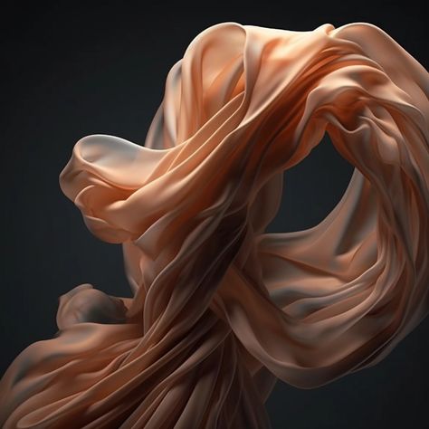 Fabric In Motion, Flowing Fabric Reference, Dancing With Fabric, The Aesthetic Movement, Flowy Fabric Aesthetic, Fluidity Aesthetic, Silk Fan Dance, Woman Draped In Fabric, Fabric In The Wind