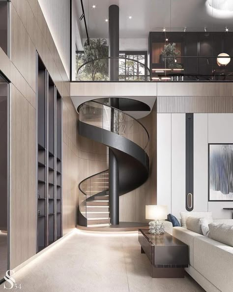 Luxury Staircase, Modern Stair Railing, Circular Stairs, Staircase Design Modern, Stair Railing Design, Stairs Design Modern, Conference Call, Google Meet, Microsoft Teams