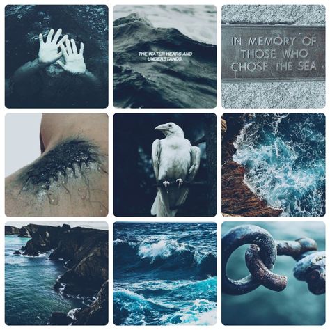 Crow Moodboard, Sea Moodboard, Color Mood Board, Paranormal Aesthetic, My Files, Adopt Idea, Color Design Inspiration, Dark Sea, Dark Cottagecore