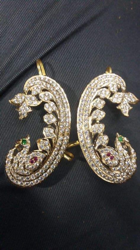 Full Earrings Ear Cuffs Gold Indian, Earcuffs Earrings Indian, Ear Cuffs Gold Indian, Full Ear Earrings, Gold Earrings Indian, Fancy Jewelry Necklace, Diamond Fashion Jewelry, Gold Jewelry Simple Necklace, Handmade Gold Jewellery