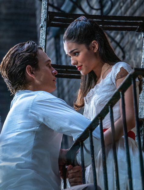 West Side Story Movie, Ansel Elgort, Rachel Zegler, West Side Story, West Side, Movie Poster, A Man, Wall, Instagram