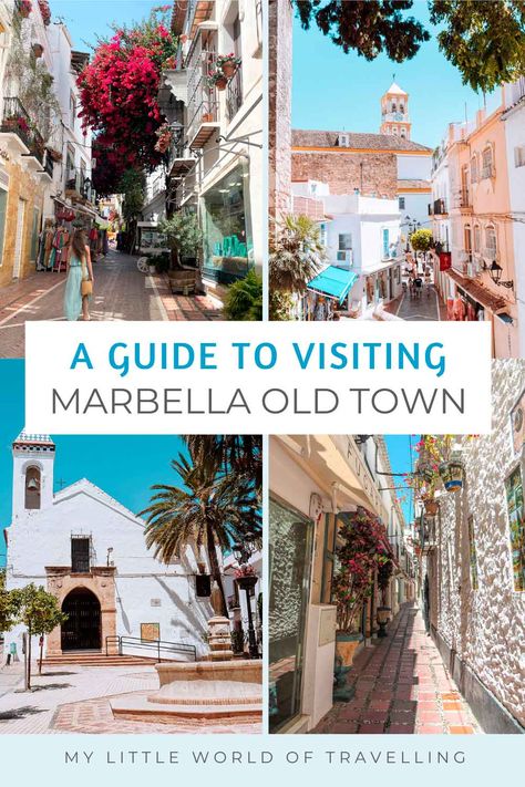 Marbella Old Town: The Ultimate Guide with Local Tips Marbella Puerto Banus, Marbella Old Town, Malaga Airport, Spain Aesthetic, Spain Itinerary, Places In Spain, Spain Photography, Puerto Banus, Spain Vacation