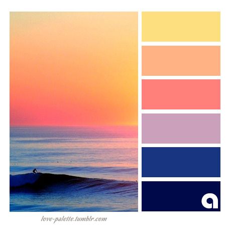 Ombré Wall, Peach Color Schemes, Sunset Color Palette, Korean Flower, Colours That Go Together, Sunset Palette, Sunrise Colors, Colour Pallets, Sunset Color