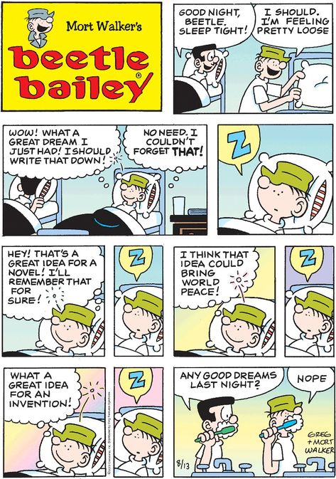 Beetle Bailey, Sleep Tight, Bring It On, Comics, Feelings, Quick Saves