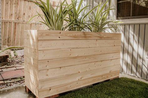 Outdoor Furniture Ideas Backyards, Modern Planters Outdoor, Planters Ideas, Diy Planter Box, Outdoor Patio Space, Wood Planter Box, Patio Planters, Planter Design, Outdoor Planter