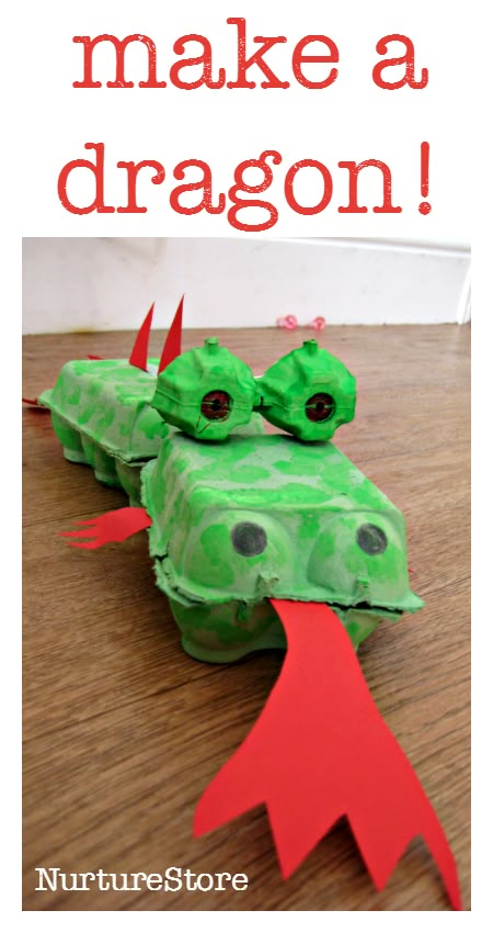 egg box dragon craft - great for chinese new year, great junk model craft Egg Box Craft, Junk Modelling, Chinese New Year Crafts For Kids, Chinese New Year Activities, Make A Dragon, Chinese New Year Crafts, Dragon Crafts, Egg Carton Crafts, Egg Box