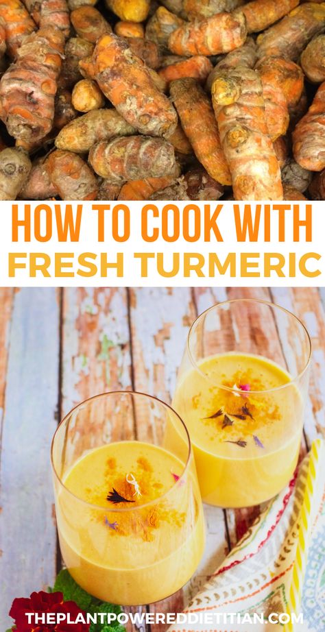 How to Cook with Fresh Turmeric Root (Vegan) | Unlock all the amazing #health benefits of Turmeric with my easy to follow guide! #blogging #blogger #health #nutrition #vegan #veganrecipes #vegetarian #root #tumeric Fresh Tumeric, Tumeric Root, Health Benefits Of Turmeric, Fresh Turmeric Root, Benefits Of Turmeric, Turmeric Recipes, Fresh Turmeric, Turmeric Benefits, Turmeric Root