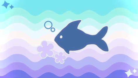 Fish Xenogender, Sea Xenogender, Xenogenders Flags, Xeno Genders, Xeno Hoard, Gender Flags, Gotta Catch Them All, Violet Flowers, Lgbt Flag