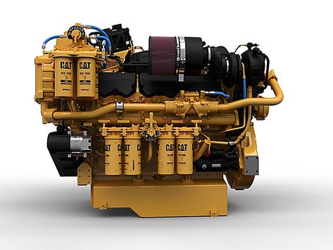 Caterpillar Machines, Aesthetic Bike, Cat Engines, Marine Engineering, Engine Tools, Engine Bay, Power Unit, Heat Exchanger, Sea Water