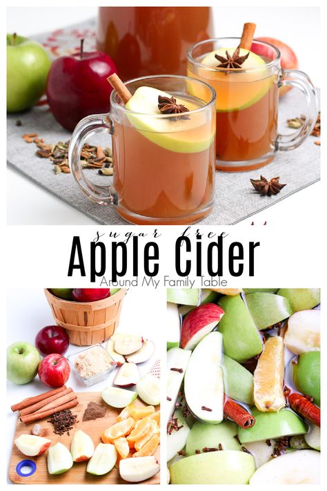 Sugar Free Apple Cider Recipe, Cider Alcohol, Hot Apple Cider Recipe, Brown Sugar Replacement, Fall Treats Recipes, Sugar Replacement, Sugar Free Drinks, Apple Cider Recipe, Fall Drink