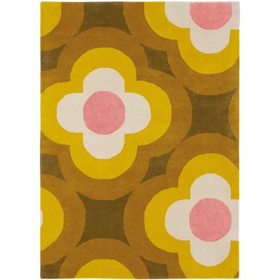 Retro Rugs, Custom Carpet, Motif Vintage, Orla Kiely, Classic Rugs, Yellow Rug, Christian Lacroix, Designers Guild, New Wall