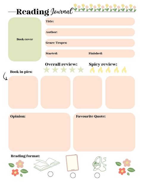 Free template for goodnotes Reading Progress Template, Free Templates For Goodnotes, Book Notes Template, Goodnotes Template Free Book Journal, Reading Journal Template Free Printables, Free Journal Templates, Goodnotes Journal Templates Free, Goodnotes Notes Template, Good Notes Daily Planner