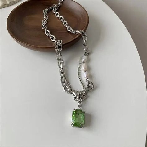 Don't miss out on our exclusive discount event! Enjoy up to 50% off and Free Shipping across US on on selected items. It's the perfect time to get those items you've been eyeing. Hurry, these deals won't last long! LOVCIA Evergreen Elegance Stainless Steel Crystal Pendant Women's Necklace https://lovcia.com/products/lovcia-evergreen-elegance-stainless-steel-crystal-pendant-womens-necklace-lv23cdne575 LOVCIA #BigSavings #DiscountDeals #ExclusiveDiscounts #LimitedTimeOffer #ShopAndSave #Elegan... Natural Pearl Necklace, Green Square, Elegant Pendant, Flower Hair Accessories, Natural Pearl, Necklace Women, Crystal Necklace Pendant, Green Gemstones, Steel Necklace