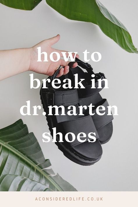 Breaking In Dr. Martens How To Take Care Of Doc Martens, How To Break In Doc Martens, Dr Marten Sandal, Low Doc Martens, Dr Martens Sandals, Doc Martin, Shoe Stretcher, Heel Protector, Work Socks