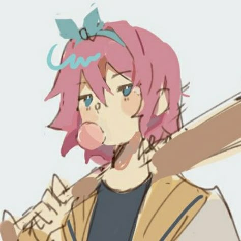 Pink Hair, On Twitter, Twitter, Hair, Anime, Pink, Art