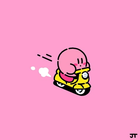 Just scooting by 💨 #kirby #nintendo | Instagram Kirby Art Nintendo, Kirby Pokemon, James Turner, Anime Bento, Cute Motivational Quotes, Kirby Nintendo, Kirby Art, Artsy Photos, Nintendo Art