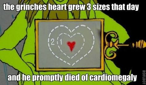 Grinch's heart Grinch Heart Grew, Grinch Heart, Hospital Humor, Nursing Fun, Healthcare Humor, Hello Nurse, Nurse Rock, Nursing Memes, Medical Humor