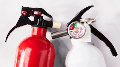 The Best Kitchen Fire Extinguisher and Smoke Detector to Buy in 2022 (And Where You Should Put Them) | Epicurious Turkey Recipes For Thanksgiving, Deep Fried Turkey Recipes, Fried Turkey Recipes, Deep Fried Turkey, Residential Kitchen, Kitchen Safety, Green Zone, Fried Turkey, Silicone Oven Mitt