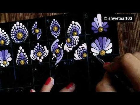 Beautiful dot mandala patterns to try by shwetaart03 - YouTube | Mandala pattern, Mandala design pattern, Dot painting tools Basic Dot Mandala Patterns, Dot Flowers Painting, Dotting Mandala Pattern, Dot Mandela Patterns, Mandala Dots Pattern Design, How To Dot Paint Tutorials, Dot Art Painting Patterns Printable, Dot Mandala Patterns Simple, Mandala Dot Painting Canvas