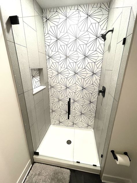 Pivot Shower Doors — The Shower Door Place Pivot Shower Door Frameless, Common Bathroom, Framed Shower Door, Door Company, Pivot Doors, Bathroom Reno, Main Bathroom, Glass Shower Doors, Bathroom Renos