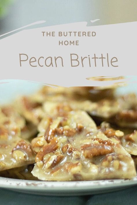 Pecan Brittle is an easy candy you can whip up anytime. We love a Holiday treat but this Brittle is simple enough to do anytime. Pecan Brittle Recipe Easy, Easy Microwave Fudge, Pecan Brittle, Cashew Brittle, Candy Creations, Microwave Fudge, Easy Candy, Brittle Recipes, Candy Recipes Homemade