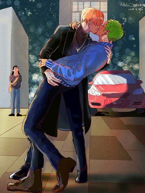 Zoro x Sanji zosan one piece  sanzo The Story, Books Wattpad, Wattpad, One Piece, Books