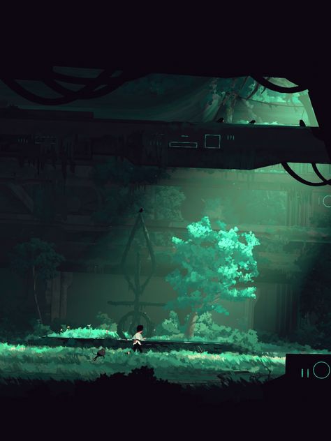 Dark Environment Concept Art, 2d Side Scroller Game Art, Planet Of Lana, Side Scroller Game Art, Dredge Game, 2d Game Background, Side Scroller, Game 2d, 2d Game Art