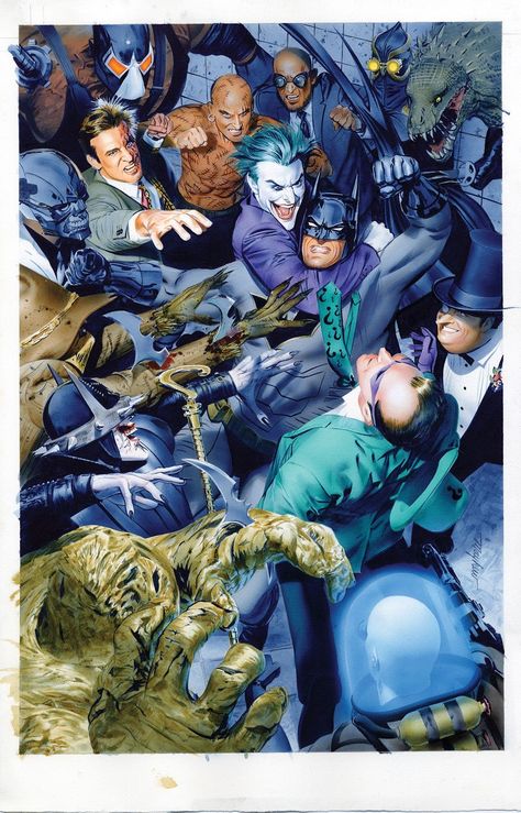 Batman Villians, Mike Mayhew, Gotham Villains, Bat Man, Univers Dc, Batman Artwork, Batman Funny, Arte Dc Comics, Batman Comic Art