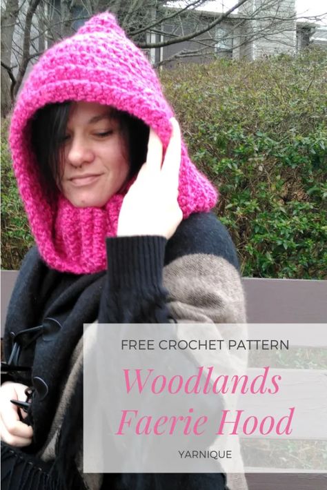 Crochet Hooded Cowl Pattern, Hooded Cowl Pattern, Crochet Hooded Cowl, Bind Off Knitting, Foundation Half Double Crochet, Crochet Hood, Hood Pattern, Hooded Cowl, Crochet Videos Tutorials