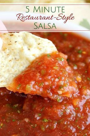 Bright and fresh, this salsa is the best you've ever tasted! So easy to make and it's sure to "wow" anyone you make it for! Restaurant Salsa, Restaurant Style Salsa, Salsa Guacamole, Homemade Salsa, Salsa Recipe, Appetizer Dips, Aioli, Mexican Dishes, Marinara