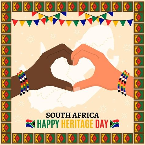 Heritage day illustration Free Vector | Free Vector #Freepik #freevector #design #celebration #holiday #event Heritage Day South Africa Posters, Heritage Day South Africa Crafts, Heritage Day South Africa, South Africa Quotes, Africa Poster, Africa Craft, Africa Day, Heritage Day, Author Spotlight