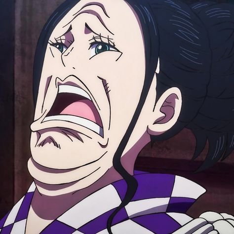 Funny Anime Characters Faces, Robin Funny Face One Piece, Nico Robin Funny, One Piece Funny Faces, Robin Meme, Anime Funny Face, Robin Onepiece, Robin From One Piece, Robin Drawing