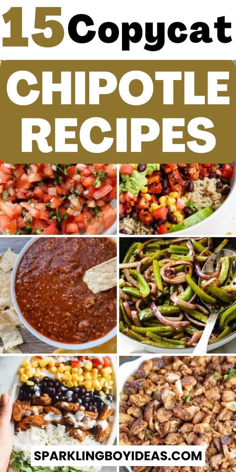 Chipotle Chicken Copycat Bowls, Chipotle Bowl Copycat Recipes, Chipolte Beef Copycat, Copycat Mexican Restaurant Recipes, Chipotle Steak Copycat, Copycat Chipotle Recipes, Chipotle Copycat Recipes Bowls, Copycat Restaurant Recipes Mexican, Chipotle Queso Recipe