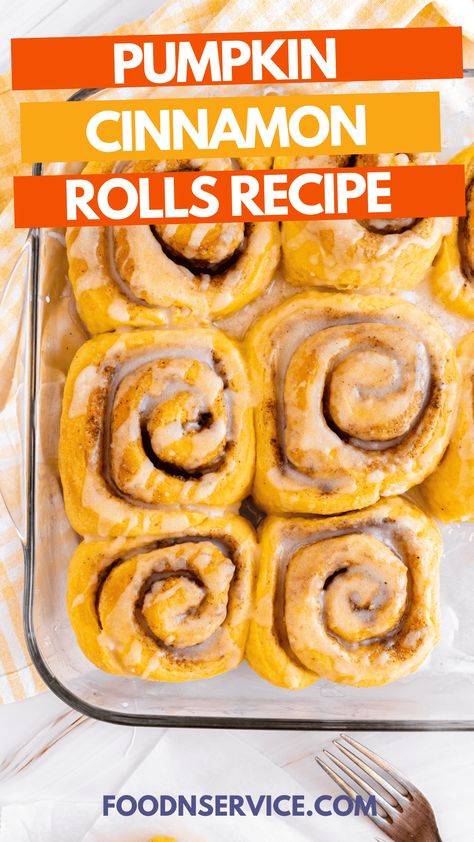 Indulge in the ultimate fall treat with these fluffy pumpkin cinnamon rolls! Soft, tender, and filled with warm, comforting flavors, these rolls are perfect for cozy mornings or holiday gatherings. The sweet pumpkin dough pairs perfectly with the rich cinnamon filling, and the cream cheese glaze adds just the right amount of decadence. You won't be able to resist these irresistible rolls! Pumpkin Rolls, Pumpkin Cinnamon Rolls Easy, Powdered Sugar Icing, Sweet Potato Cinnamon, Cinnamon Rolls Easy, Pumpkin Cinnamon Rolls, Cream Cheese Glaze, Pumpkin Roll, Sweet Pumpkin