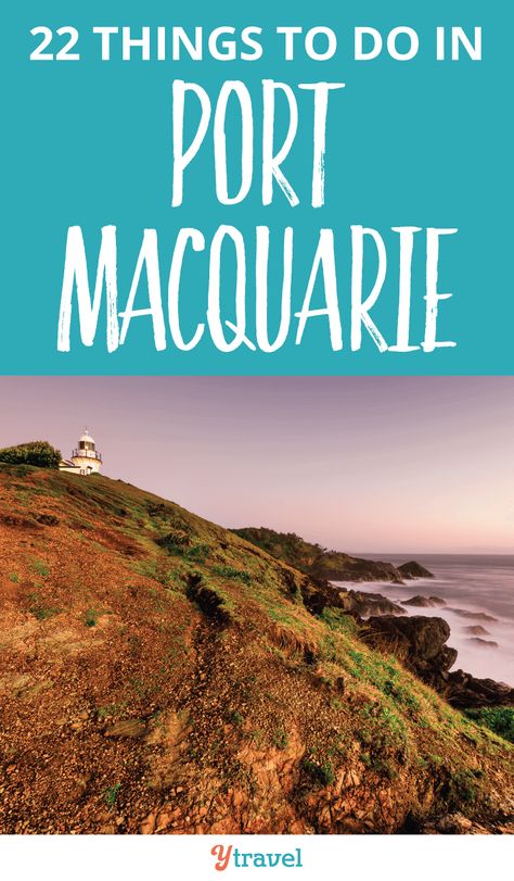 Here are 22 things to do in Port Macquarie. Discover a variety of fun activities in this region for the entire family. Port Macquarie Australia, Sydney Australia Travel, 2023 Ideas, Australian Road Trip, Australia Itinerary, Australia Trip, Port Macquarie, Australian Travel, New South Wales Australia