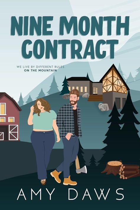 Nine Month Contract by Amy Daws | Goodreads Amy Daws, Romantic Comedy Books, Best Romantic Comedies, Grumpy Sunshine, Pet Goat, Small Town Romance, Baby Momma, Help Wanted, Family Books