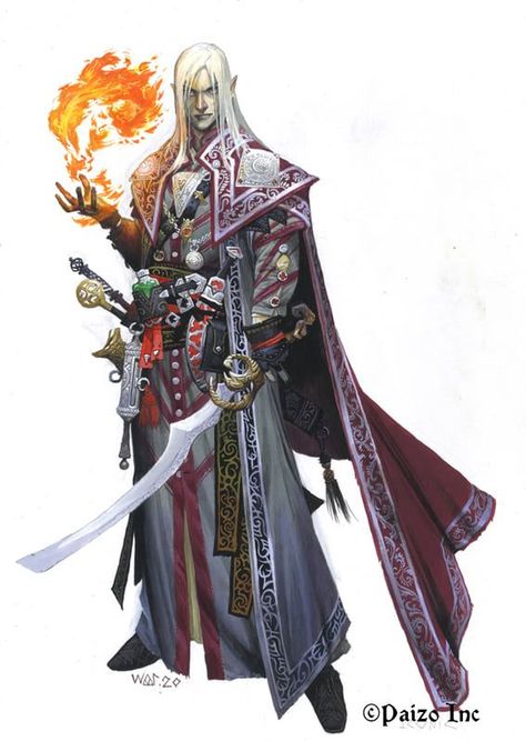 Pathfinder Elf, Wayne Reynolds, Male Elf, Pathfinder 2e, Pathfinder Rpg, High Elf, D&d Dungeons And Dragons, Fantasy Male, High Fantasy