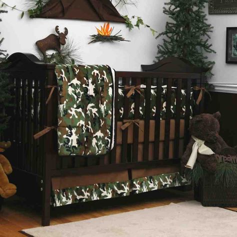 Camo Baby Room Decor Camo Nursery, Crib Sets For Boys, Camo Bedding, Nursery Ideas Boy, Baby Boy Camo, Crib Bedding Boy, Baby Boy Bedding, Baby Crib Bedding, Camo Baby Stuff