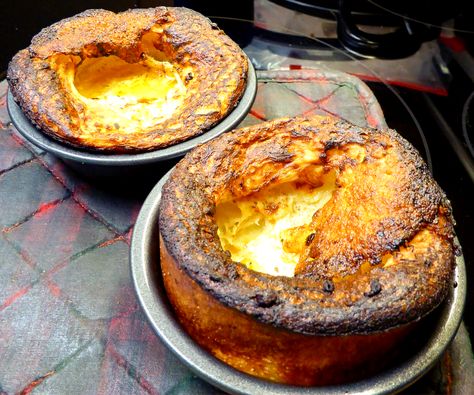 How to Make Easy Yorkshire Puddings in Your Air Fryer Air Fryer Yorkshire Pudding, Airfryer Yorkshire Pudding, Mini Yorkshire Puddings With Roast Beef, Large Yorkshire Pudding, Huge Yorkshire Pudding, How To Make Yorkshire Pudding, Small Air Fryer, Company Dinner, Dinners To Make