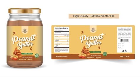 Groundnut Paste Label Design, Peanut Butter Label Design Ideas, Peanut Butter Label Design, Peanut Butter Packaging Design, Butter Label Design, Peanut Butter Design, Peanut Butter Packaging, Packaging Design Food, Pili Nut