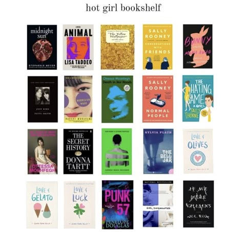 Girls Bookshelf, Reading Goals, Unread Books, Recommended Books To Read, Dream Book, The Bell Jar, Literature Books, Self Help Books, Book Addict