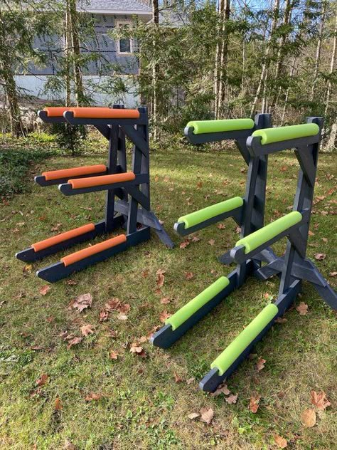 Rack-In-A-Box Series - Free-Standing — Storage Rack Solutions Diy Kayak Storage Rack, Kayak Rack Diy, Diy Kayak Storage, Boat Rack, Sup Storage, Kayak Storage Garage, Kayak Holder, Paddleboard Rack, Canoe Storage