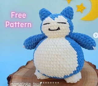 PATRONES AMIGURUMI GRATIS: PATRON GRATIS SNORLAX | POKEMON AMIGURUMI 64753 Snorlax Pattern, Snorlax Pokemon, Crocheted Jellyfish, Lilo Et Stitch, Crochet Shawl Pattern Free, Shawl Patterns, Easter Crochet, Crochet Motifs, Shawl Crochet Pattern