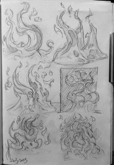 Fire and Flame anatomy Something On Fire Drawing, Hand With Fire Drawing, Fire In Hand Drawing, Fire Drawing Realistic, Ring Of Fire Drawing, Fire Art Reference, Flame Design Art, Name Illustration Ideas, Person On Fire Drawing